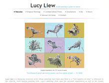 Tablet Screenshot of lucyliewart.com